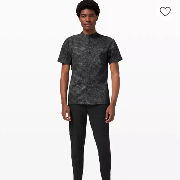 Lululemon Airing Easy Stand Collar Black Shirt—GREAT Fabric!! - Picture 4 of 13